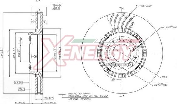 AP XENERGY X602892 - Brake Disc car-mod.net