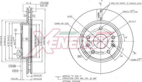 AP XENERGY X602802 - Brake Disc car-mod.net