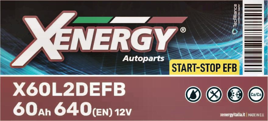 AP XENERGY X60L2DEFB - Starter Battery car-mod.net