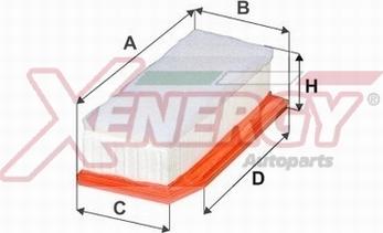 AP XENERGY X1591357 - Engine Air Filter car-mod.net