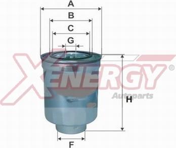 AP XENERGY X1598523 - Fuel filter car-mod.net