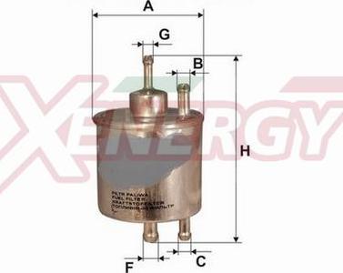 AP XENERGY X1510438 - Fuel filter car-mod.net