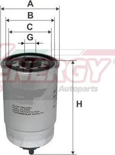 AP XENERGY X157107 - Fuel filter car-mod.net