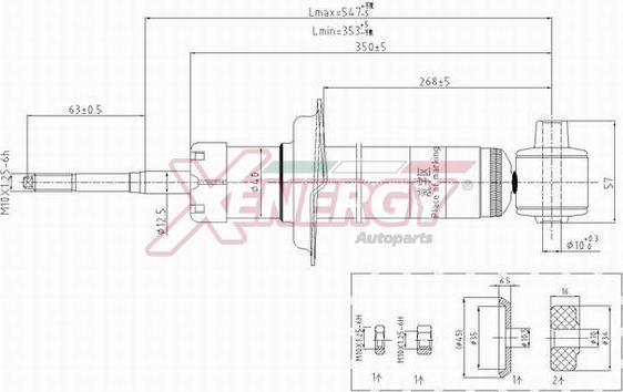 AP XENERGY X165343 - Shock Absorber car-mod.net