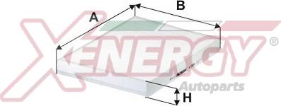 AP XENERGY X11667 - Filter, interior air car-mod.net