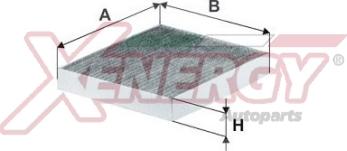 AP XENERGY X11674 - Filter, interior air car-mod.net