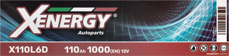 AP XENERGY X110L6D - Starter Battery car-mod.net