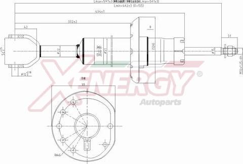 AP XENERGY X842341 - Shock Absorber car-mod.net