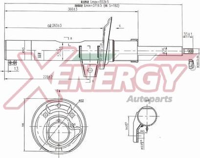 AP XENERGY X8000335 - Shock Absorber car-mod.net