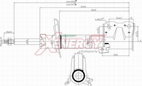 AP XENERGY X8017333 - Shock Absorber car-mod.net