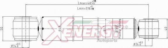 AP XENERGY X803344 - Shock Absorber car-mod.net