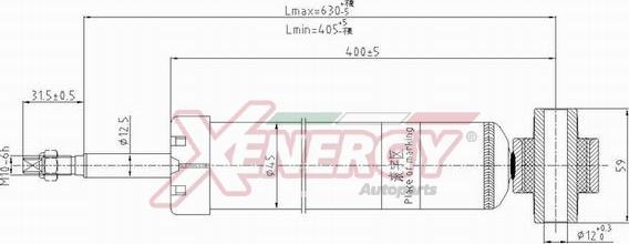 AP XENERGY X8024344 - Shock Absorber car-mod.net