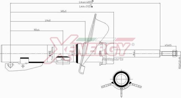 AP XENERGY X824334 - Shock Absorber car-mod.net