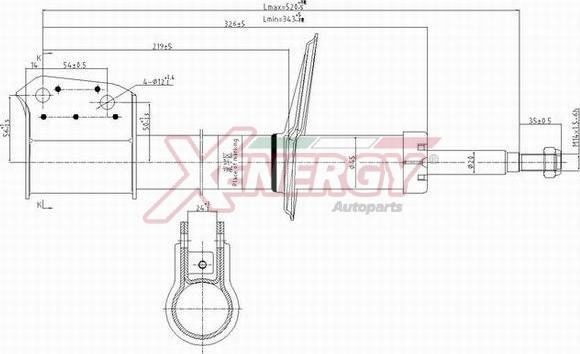 AP XENERGY X825333 - Shock Absorber car-mod.net