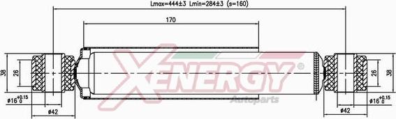 AP XENERGY X302444 - Shock Absorber car-mod.net