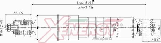 AP XENERGY X310344 - Shock Absorber car-mod.net