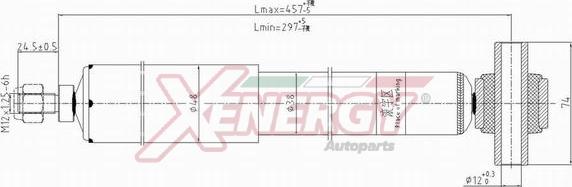 AP XENERGY X385553 - Shock Absorber car-mod.net