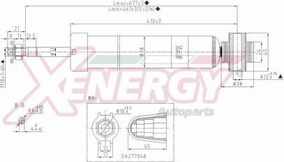 AP XENERGY X298343 - Shock Absorber car-mod.net