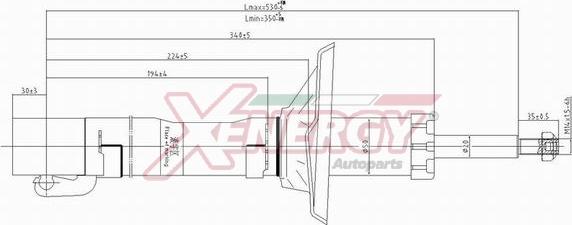AP XENERGY X713333 - Shock Absorber car-mod.net
