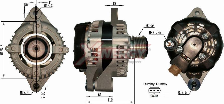 AP XENERGY XAL41640AD - Alternator car-mod.net