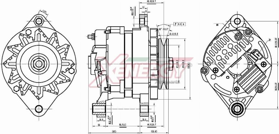 AP XENERGY XAL60030AD - Alternator car-mod.net