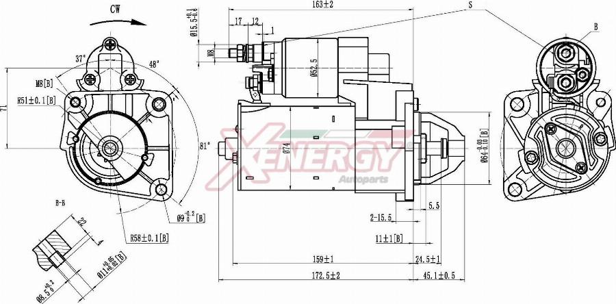 AP XENERGY XST40610AD - Starter car-mod.net