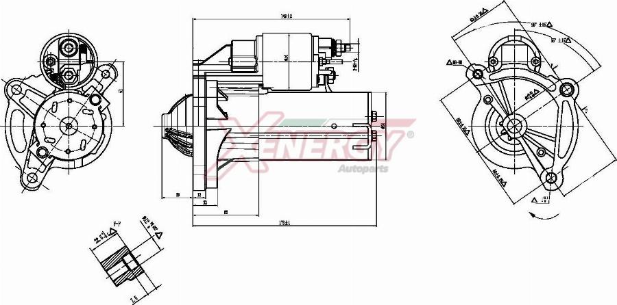 AP XENERGY XST14515AD - Starter car-mod.net