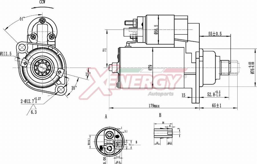 AP XENERGY XST16010AD - Starter car-mod.net