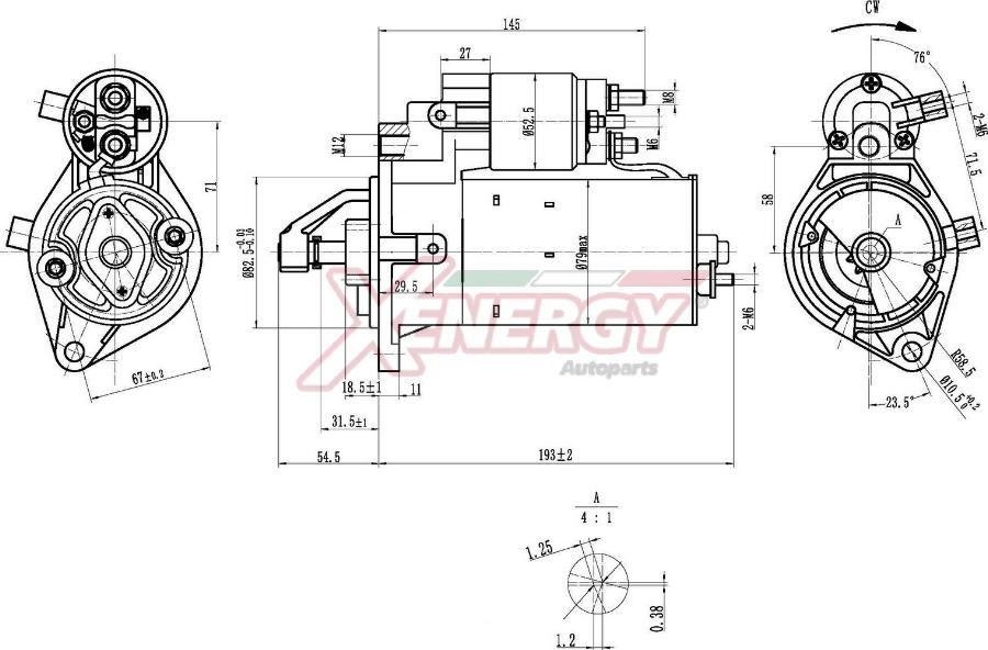 AP XENERGY XST11610AD - Starter car-mod.net