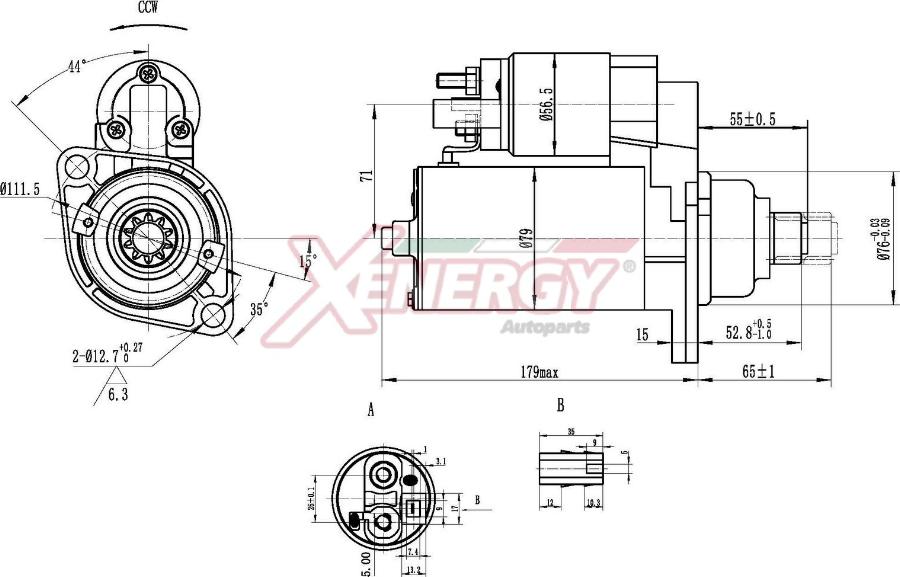 AP XENERGY XST12510AD - Starter car-mod.net