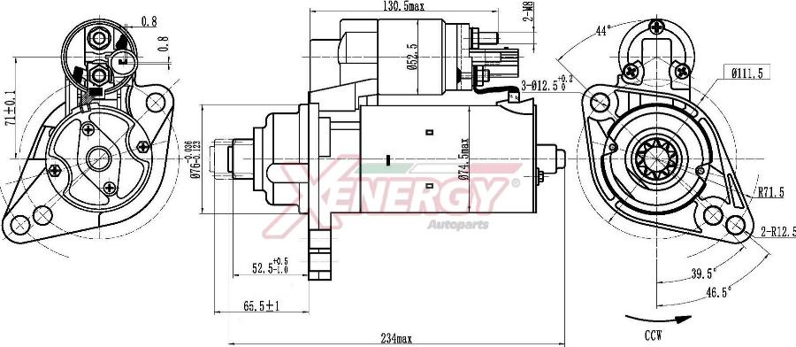 AP XENERGY XST27810AD - Starter car-mod.net