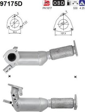 AS 97175D - Catalytic Converter car-mod.net