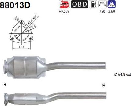 AS 88013D - Catalytic Converter car-mod.net