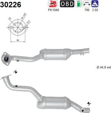 AS 30226 - Catalytic Converter car-mod.net