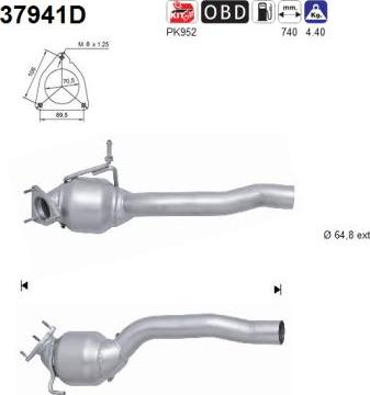 AS 37941D - Catalytic Converter car-mod.net