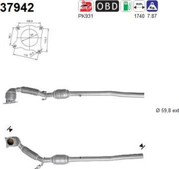 AS 37942 - Catalytic Converter car-mod.net