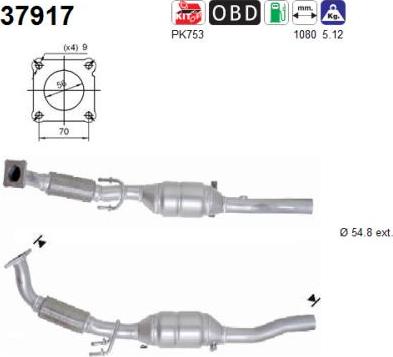 AS 37917 - Catalytic Converter car-mod.net