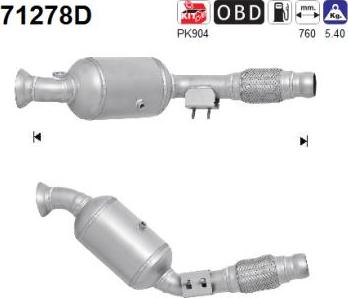 AS 71278D - Catalytic Converter car-mod.net