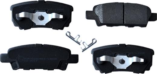 ASAM 55389 - Brake Pad Set, disc brake car-mod.net