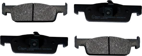 ASAM 55284 - Brake Pad Set, disc brake car-mod.net