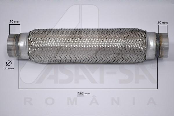 ASAM 60098 - Flex Hose, exhaust system car-mod.net