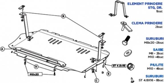 ASAM 67667 - Engine Guard / Skid Plate car-mod.net