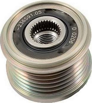 ASAM 80357 - Pulley, alternator, freewheel clutch car-mod.net