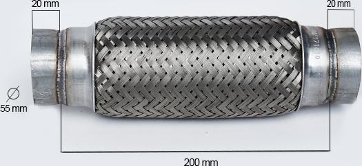 ASAM 33750 - Flex Hose, exhaust system car-mod.net
