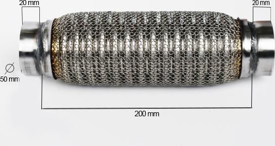 ASAM 33762 - Flex Hose, exhaust system car-mod.net