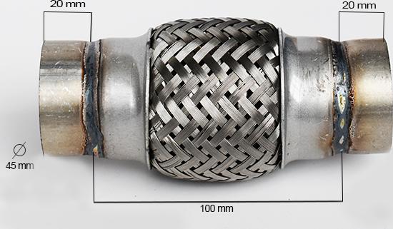 ASAM 33738 - Flex Hose, exhaust system car-mod.net