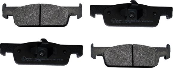 ASAM 71672 - Brake Pad Set, disc brake car-mod.net