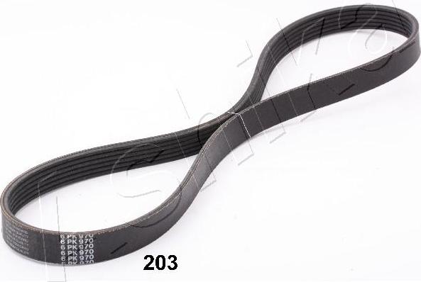 Ashika 96-02-203 - V-Ribbed Belt car-mod.net