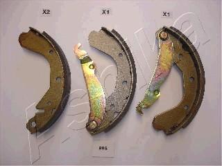 Ashika 55-09-996 - Drum Brake Shoe Set car-mod.net