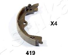 Ashika 55-04-419 - Brake Shoe Set, parking brake car-mod.net
